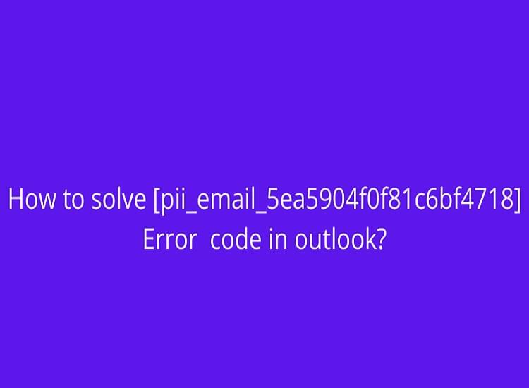 pii_email_5ea5904f0f81c6bf4718 Error Code: Among Microsoft Outlook's highlights is its own organized administration program. Like client or customer accounts, you can mastermind your sends Using Microsoft Outlook. Business activities request a progression of correspondence Staff questions, deals demands, the executives accounts, and so on Yet, you go up against the blunder codes like the one that will be that is [pii_email_5ea5904f0f81c6bf4718] we endeavor to uncover of settling the misstep the way. On the off chance that you find that [pii_email_5ea5904f0f81c6bf4718] mistake code It generally implies your Outlook isn't working. What is the cure that is all in all correct to forestall the mistake code? We uncover four systems. Does [pii_email_5ea5904f0f81c6bf4718] glitch occur? [pii_email_5ea5904f0f81c6bf4718] slip-up may happen Because of this Setup system. Indeed, even the Microsoft Outlook and email reports or projects introduced on your PC might battle. This may be one purpose for a model of forecast or your PC probably won't support the standpoint form that is current. The justification the mistake could be that you're as of now utilizing different standpoint accounts likewise it could be an issue without purging the store. One more motivation to forestall this misstep is that you need to utilize MS Outlook's web rendition program. Infrequently the [pii_email_5ea5904f0f81c6bf4718] botch when introducing the program caused. You need to uninstall the busted assuming this is really the Issue Version of this viewpoint and, reinstall it and redesign it. In case you're actually going up against the issues about the slip-up contact Microsoft to get headings. The Best Way to Solve [pii_email_5ea5904f0f81c6bf4718] Error Code In Straightforward Steps Update to the most recent adaptation of Microsoft Outlook In the event that your PC is refreshed then forestall this mix-up you need to evaluate the Microsoft Outlook on the OS renditions. Consider using Microsoft Outlook's web release. In case you're right now getting the Computer Software alongside accounts Programs are working on the a while later you should cling to alongside under measures Logout from the entirety of the records Clear the store Sign into your records This [pii_email_5ea5904f0f81c6bf4718] slip-up can be of two reasons while. Standpoint Program debasement alongside extra email accounts Various applications is introduced on your own PC The last measure to Repair this specific [that is pii_email_5ea5904f0f81c6bf4718] Mistake is follow the underneath. Kill the recently introduced degenerate variant of Outlook applications in the PC Download the Outlook in the authority Site Last, Install the Most Recent Version in MS Outlook